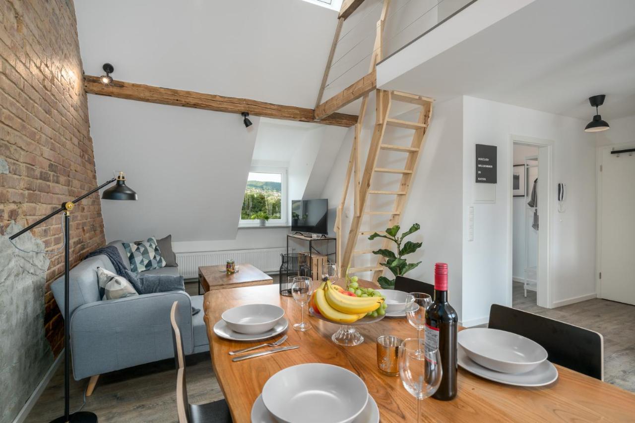 Cassel Lofts - Stilvolles Loft Im Gruenen Mit Balkon Nahe Vw-Werk Daire Dış mekan fotoğraf